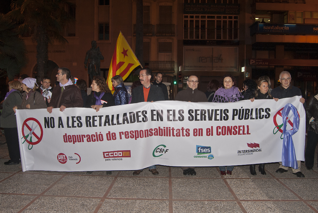 Manifestación del 8 de marzo, día internacional de las mujeres en Castellón